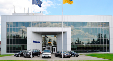 The construction of the new Winner distributor center and office building